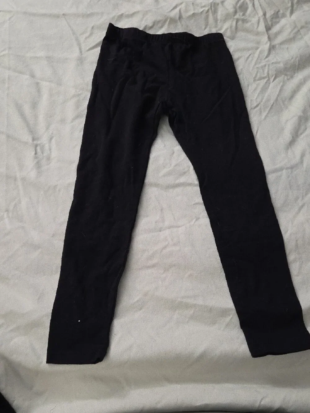 Children's Place Girls' Cotton Leggings Set - Black and Magenta - Size 7/8